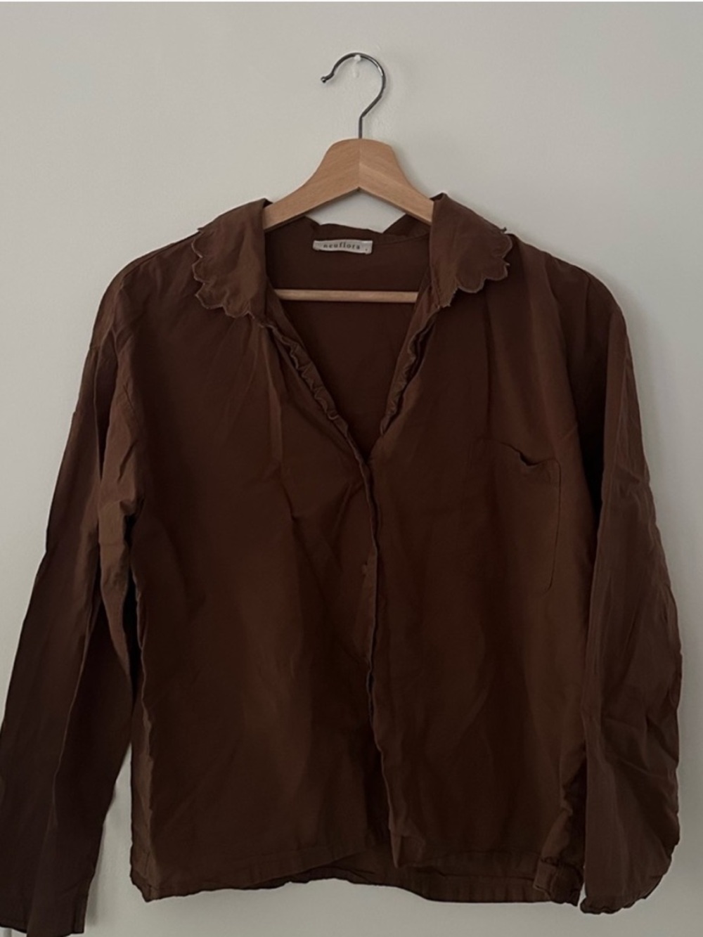 Neuflora Chocolate Brown Women's Pajama Top